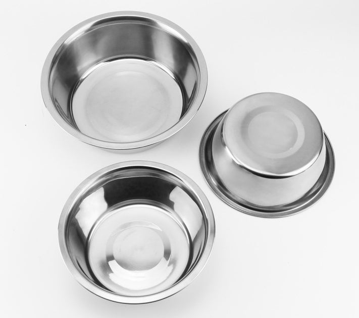 KFX-3156669 Customized Stainless Steel Dog Bowls in Various Sizes – Pet Feeding Tanks