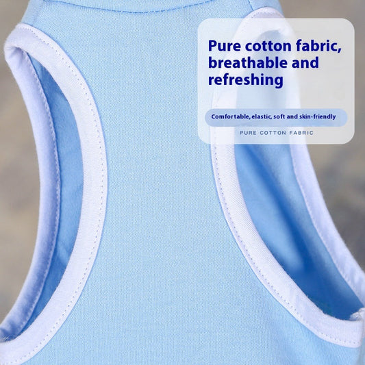 KFX-3157053 Adjustable Pet Sterilization Clothing for Dogs and Cats - Anti-Licking & Anti-Stripping Apparel in Multiple Colors and Sizes