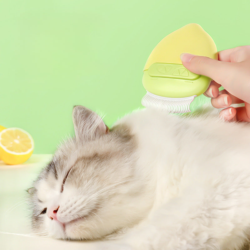 KFX-3158077 Double-Headed Pet Comb for Cats and Small Dogs - Portable, Dual-Sided Brush with Massage Feature
