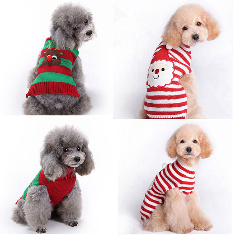 KFX-3160253 Cozy Acrylic Christmas Sweater for Dogs - Available in Multiple Sizes
