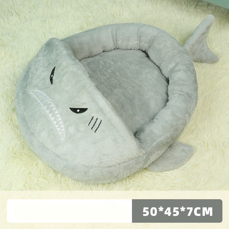KFX-3162301 Winter Warm Cat Mattress - Fashionable Cloth Pet Nest for Cozy Comfort 50x45x7cm