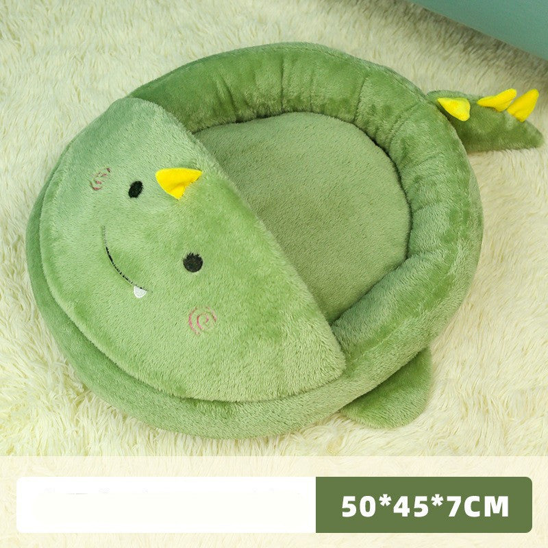KFX-3162301 Winter Warm Cat Mattress - Fashionable Cloth Pet Nest for Cozy Comfort 50x45x7cm