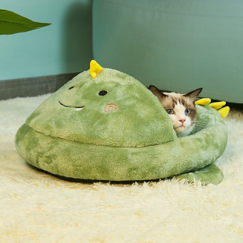 KFX-3162301 Winter Warm Cat Mattress - Fashionable Cloth Pet Nest for Cozy Comfort 50x45x7cm