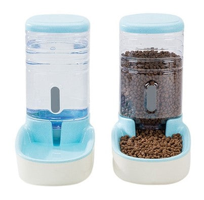 KFX-3162429 Automatic Pet Feeder and Water Fountain for Dogs and Cats - 3.8L Capacity