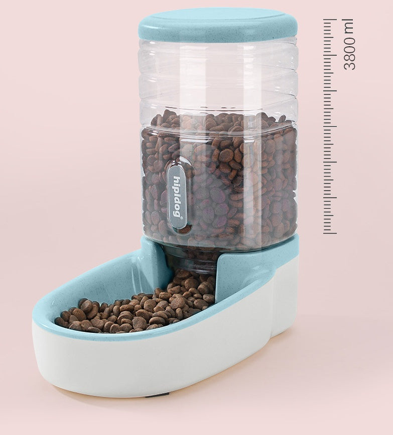 KFX-3162429 Automatic Pet Feeder and Water Fountain for Dogs and Cats - 3.8L Capacity