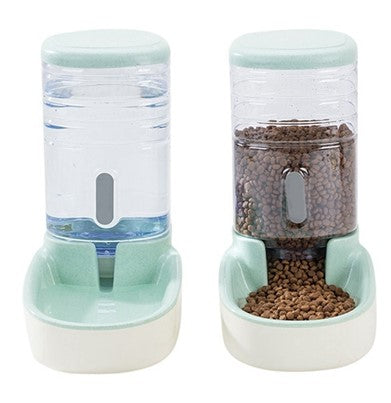 KFX-3162429 Automatic Pet Feeder and Water Fountain for Dogs and Cats - 3.8L Capacity