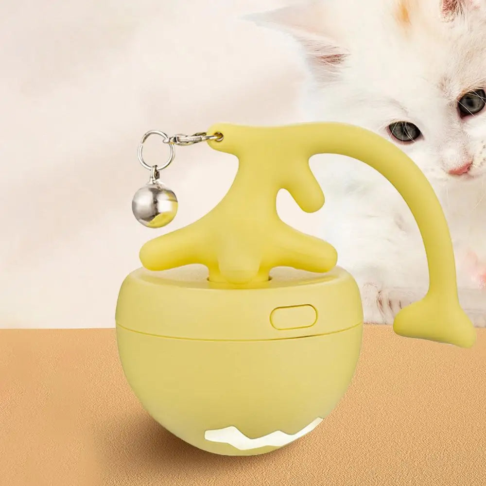 KFX-3163069 Interactive USB Rechargeable Cat Toy Ball with Obstacle Avoidance and Detachable Tail
