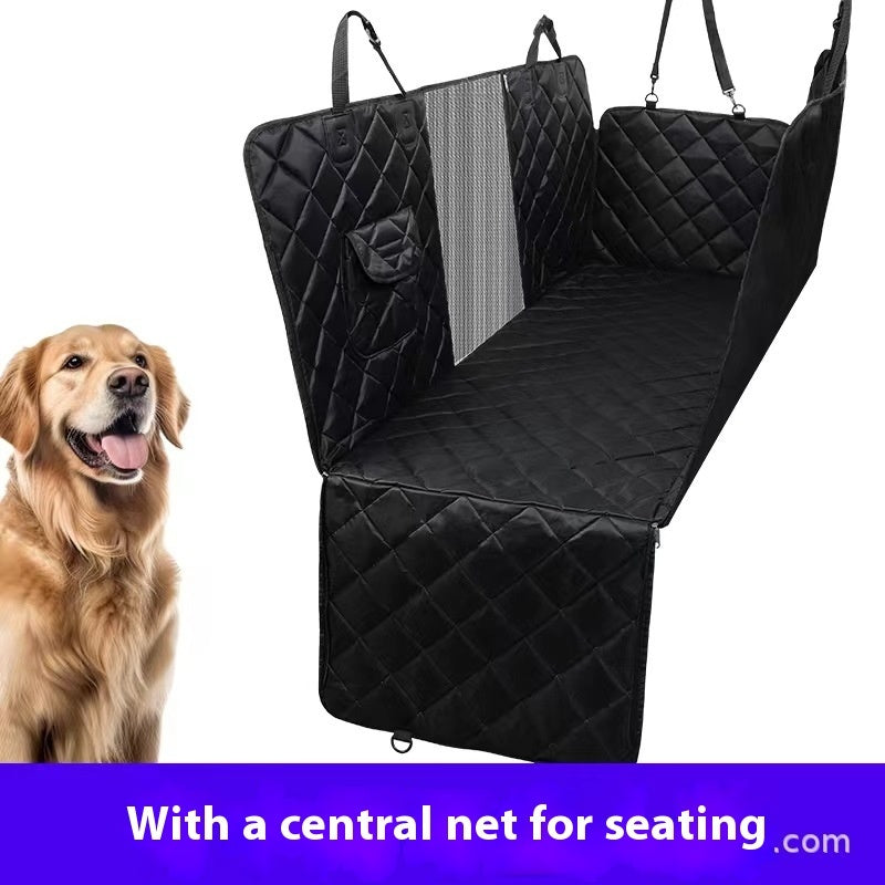 KFX-3169853 Pet Car Cushion for Dogs - Anti-Dirty and Comfortable Seat Cover in Black and Gray Options