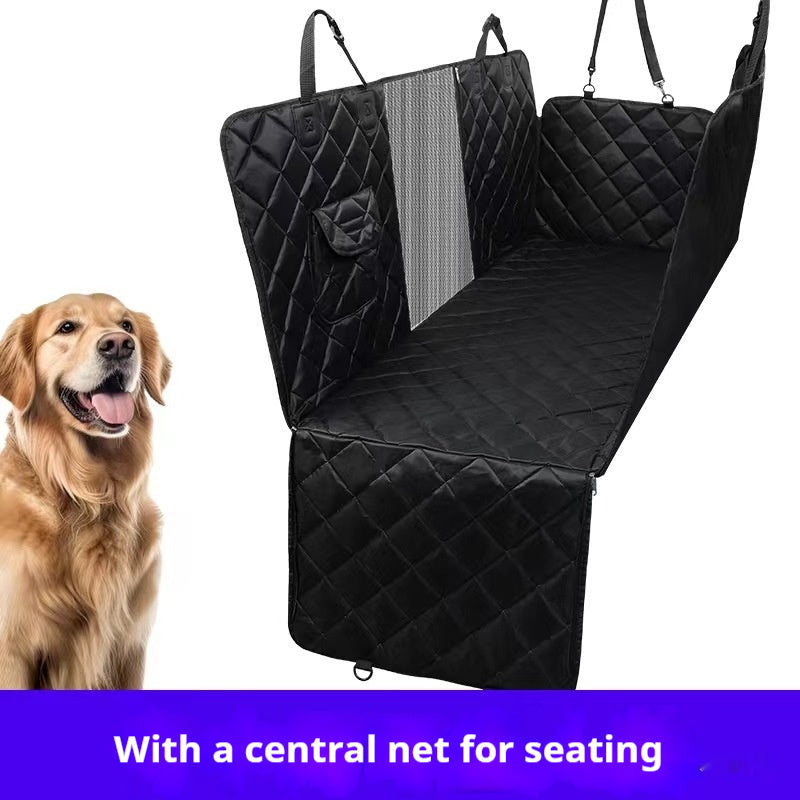 KFX-3169853 Pet Car Cushion for Dogs - Anti-Dirty and Comfortable Seat Cover in Black and Gray Options