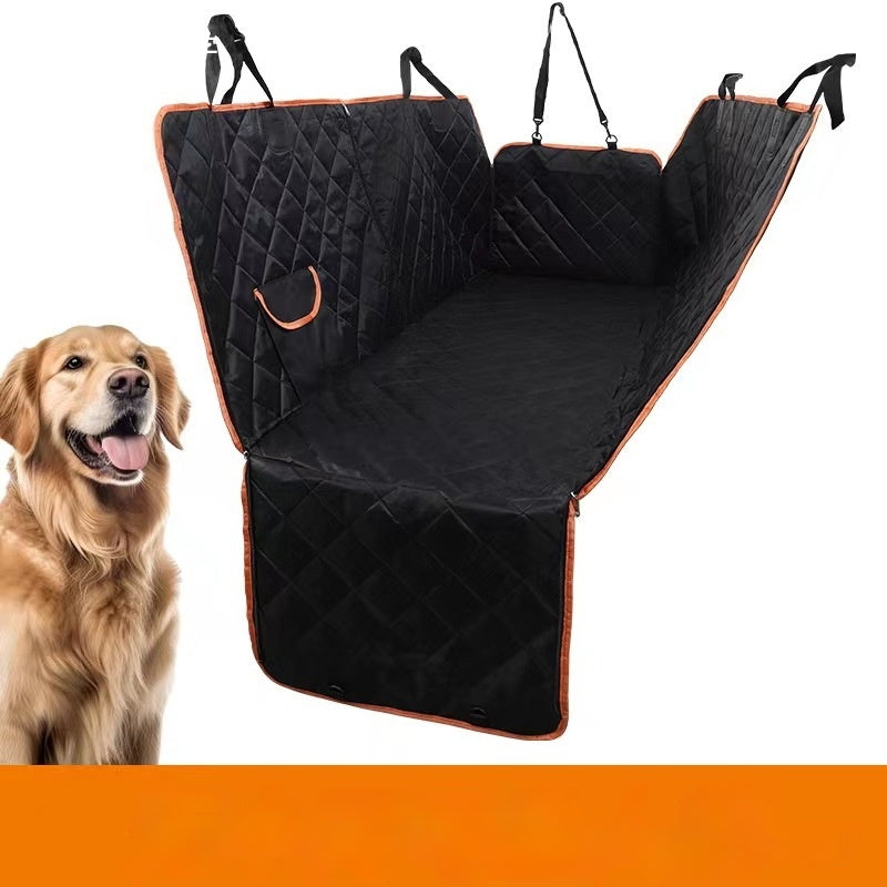 KFX-3169853 Pet Car Cushion for Dogs - Anti-Dirty and Comfortable Seat Cover in Black and Gray Options