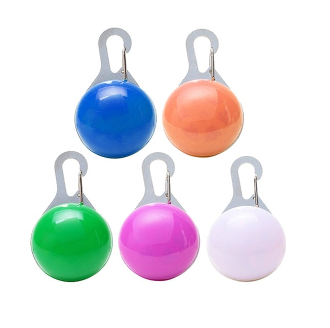 KFX-3170621 LED Clip-On Night Light Pendant for Pet Collars - Flashing Safety Light with 3 Modes, Weather Resistant