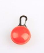 KFX-3170621 LED Clip-On Night Light Pendant for Pet Collars - Flashing Safety Light with 3 Modes, Weather Resistant