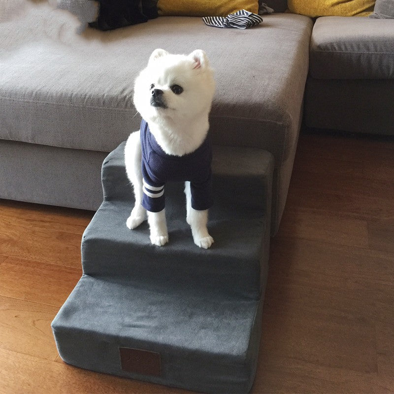 KFX-3171261 Pet Dog Climbing Stairs - Universal Sponge Steps for Easy Access to Bed
