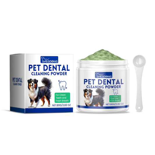KFX-3175613 Dog Tooth Cleaning Powder for Tartar Removal and Fresh Breath Care