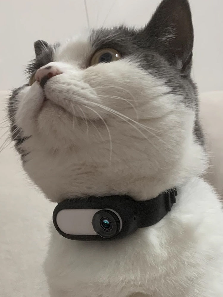 KFX-3175741 Wireless Cat and Dog Collar Camera for Indoor and Outdoor Use, USB Rechargeable