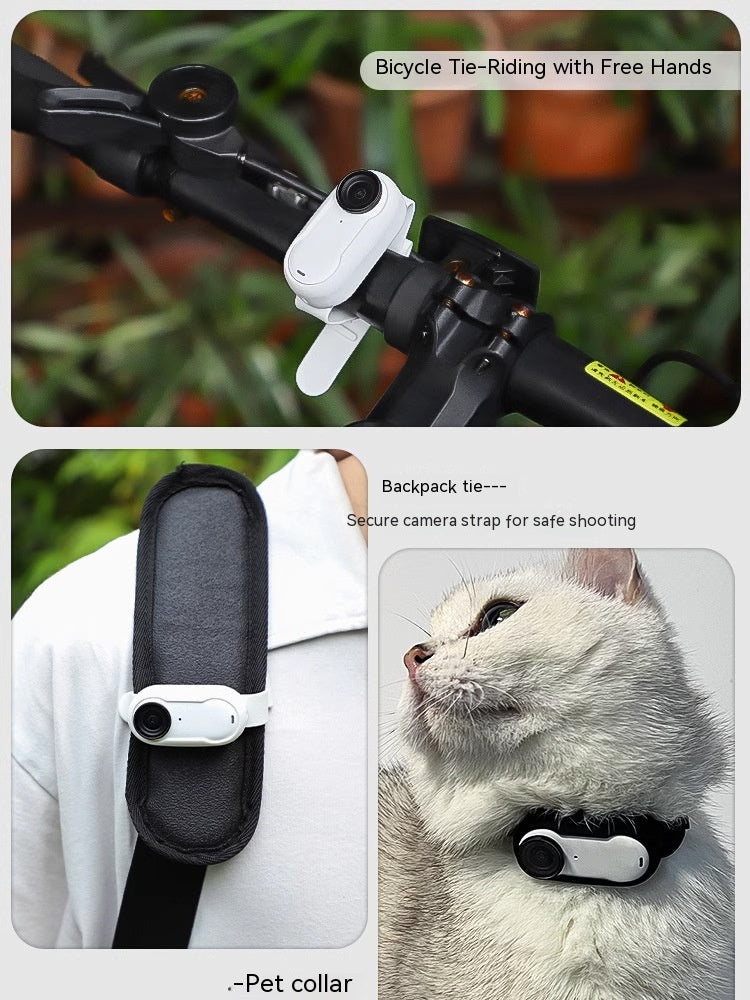 KFX-3175741 Wireless Cat and Dog Collar Camera for Indoor and Outdoor Use, USB Rechargeable