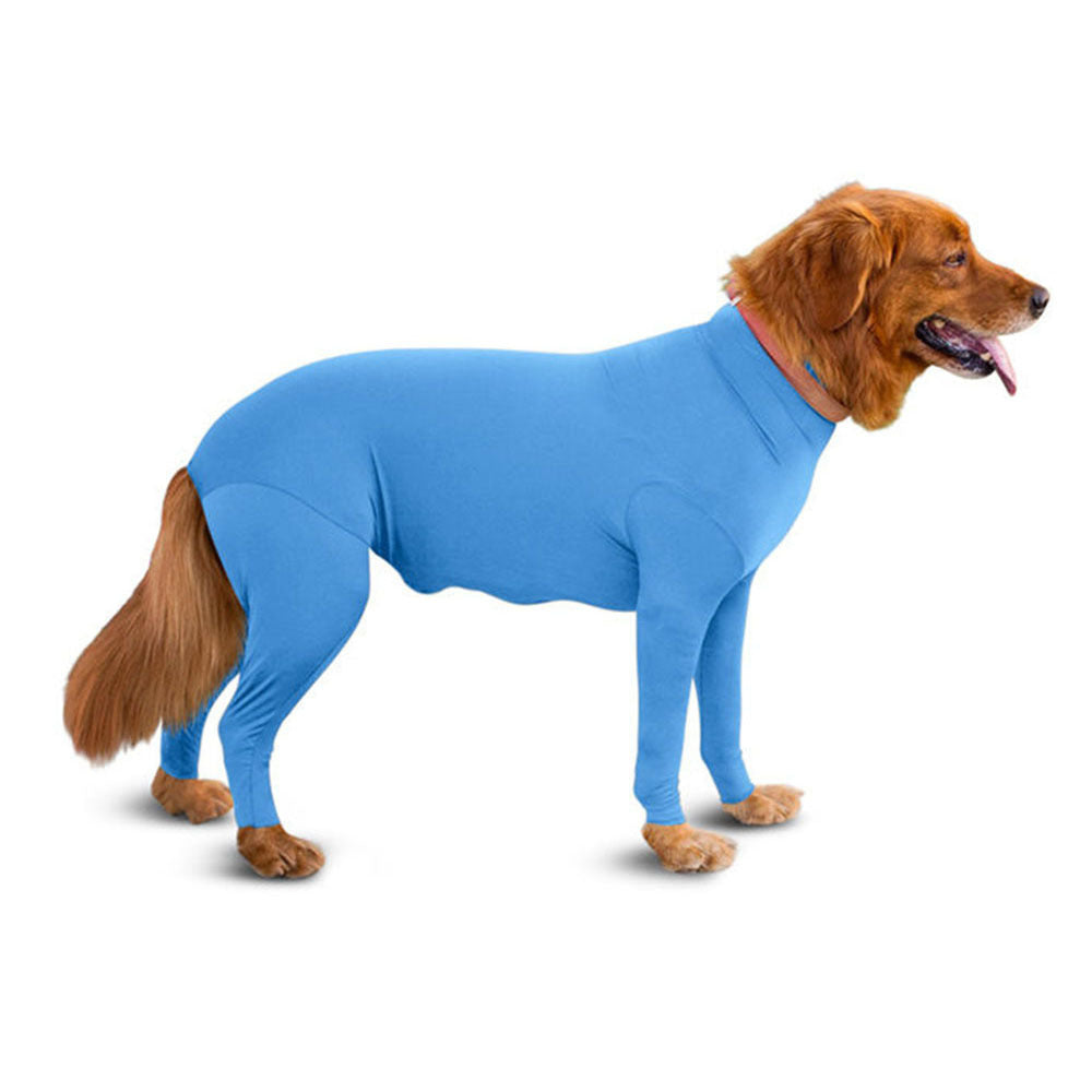 KFX-3180349 Cozy Acrylic Fiber Dog Jumpsuit for Medium and Large Dogs in Various Colors