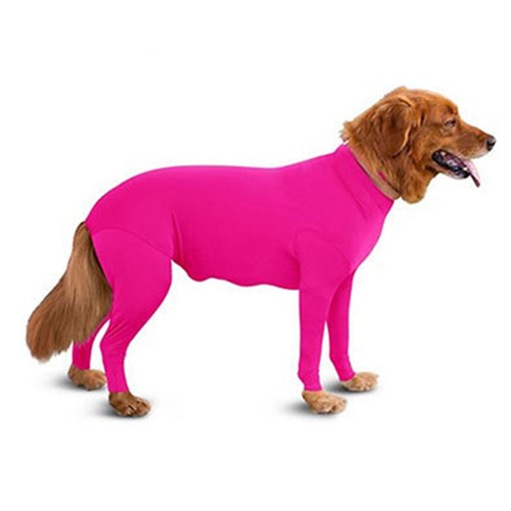 KFX-3180349 Cozy Acrylic Fiber Dog Jumpsuit for Medium and Large Dogs in Various Colors