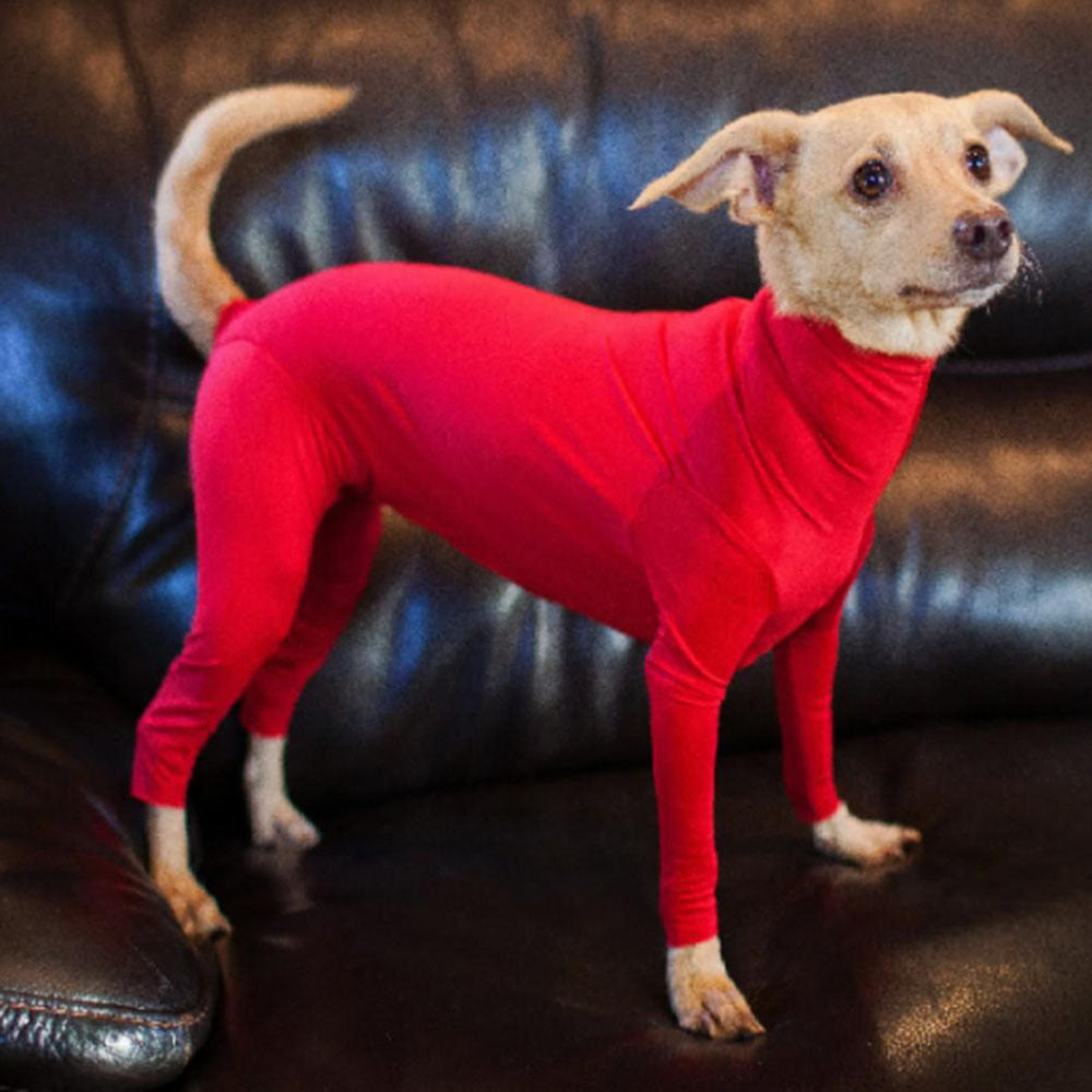 KFX-3180349 Cozy Acrylic Fiber Dog Jumpsuit for Medium and Large Dogs in Various Colors