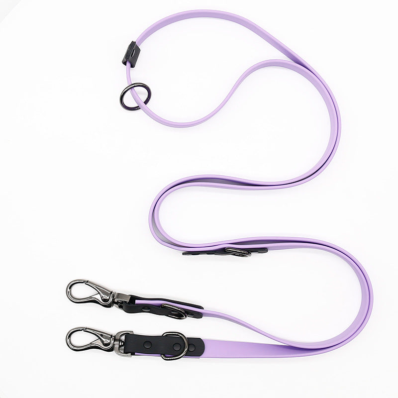 KFX-3183293 Multifunctional Nylon PVC Dog Chain and Chest Strap Set - 2.2m Long, Available in Multiple Colors