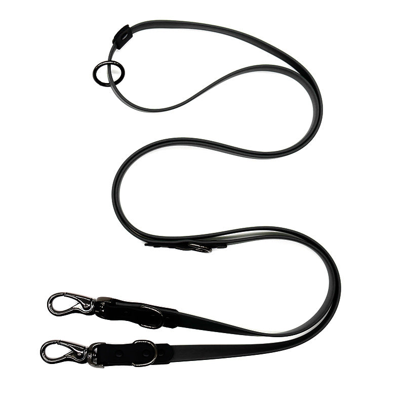 KFX-3183293 Multifunctional Nylon PVC Dog Chain and Chest Strap Set - 2.2m Long, Available in Multiple Colors