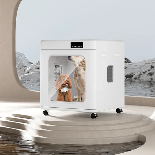 KFX-318675 200L Automatic Pet Hair Dryer Box for Dogs and Cats with Temperature and Time Control, Indoor Use