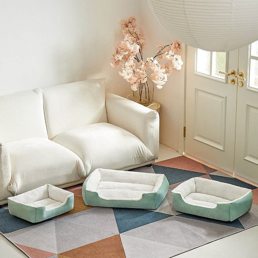 KFX-3189309 Dog Sofa Nest - Cozy All-Season Bed for Small to Large Dogs, Winter Warm Kennel