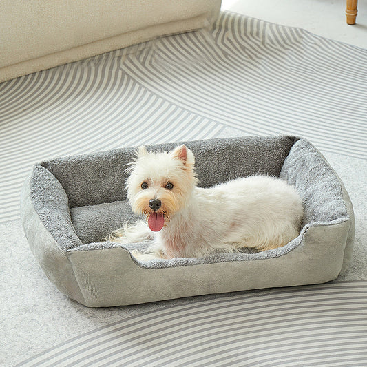 KFX-3189309 Dog Sofa Nest - Cozy All-Season Bed for Small to Large Dogs, Winter Warm Kennel