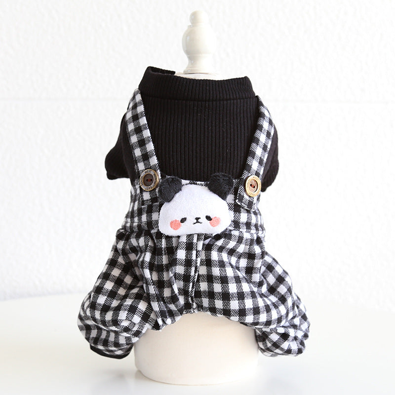 KFX-3189821 Casual Pet Dog Clothes in Skirt Styles: Black, Gray, Rabbit, Sizes XS-XL