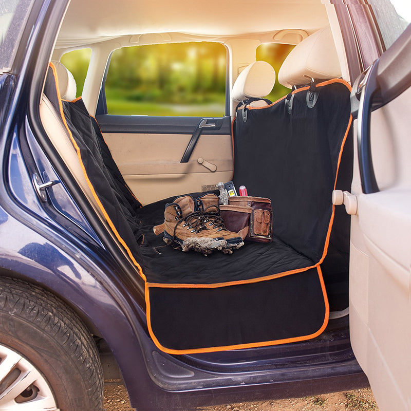 KFX-3191101 Waterproof Anti-Dirty Dog Car Seat Cover - Large Size 137x147 cm, Durable PVC and Oxford Material