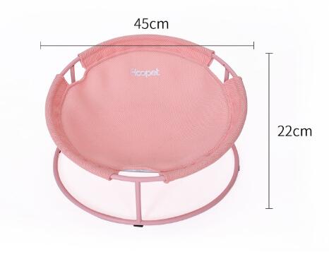KFX-3195069 Four-Season Breathable Pet Bed with Waterproof Polyester and Durable Mesh