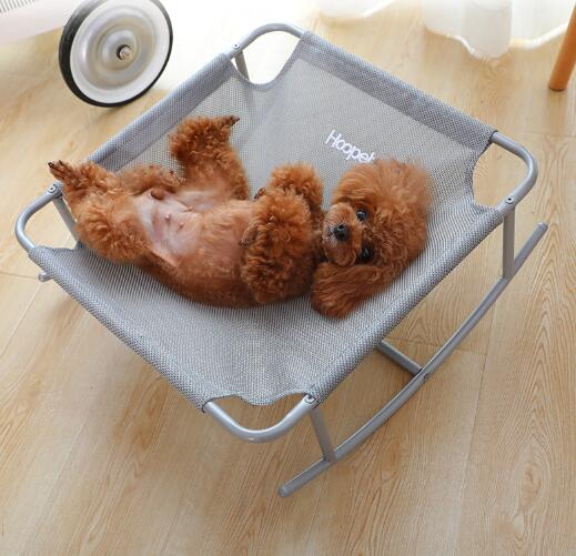 KFX-3195069 Four-Season Breathable Pet Bed with Waterproof Polyester and Durable Mesh