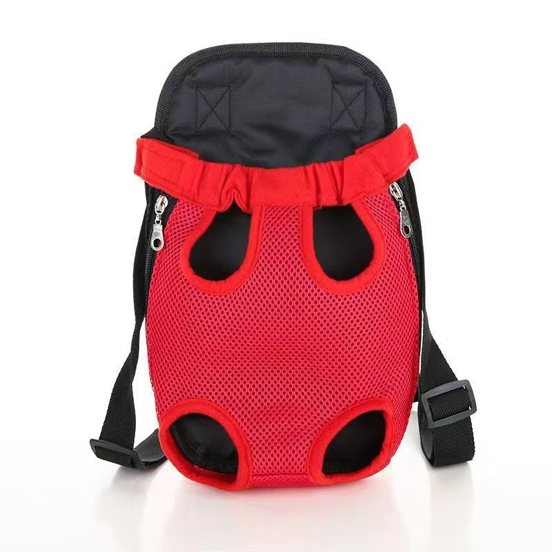 KFX-3198269 Adjustable Dog Carrier Backpack for Small Dogs - Breathable, Portable, and Versatile for Hiking and Travel