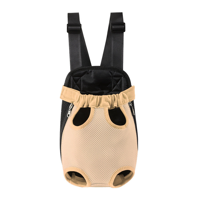 KFX-3198269 Adjustable Dog Carrier Backpack for Small Dogs - Breathable, Portable, and Versatile for Hiking and Travel