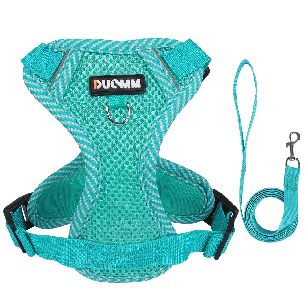 KFX-3200061 Classic and Lightweight Cat Harness with Pulling Rope - Available in Various Colors and Sizes