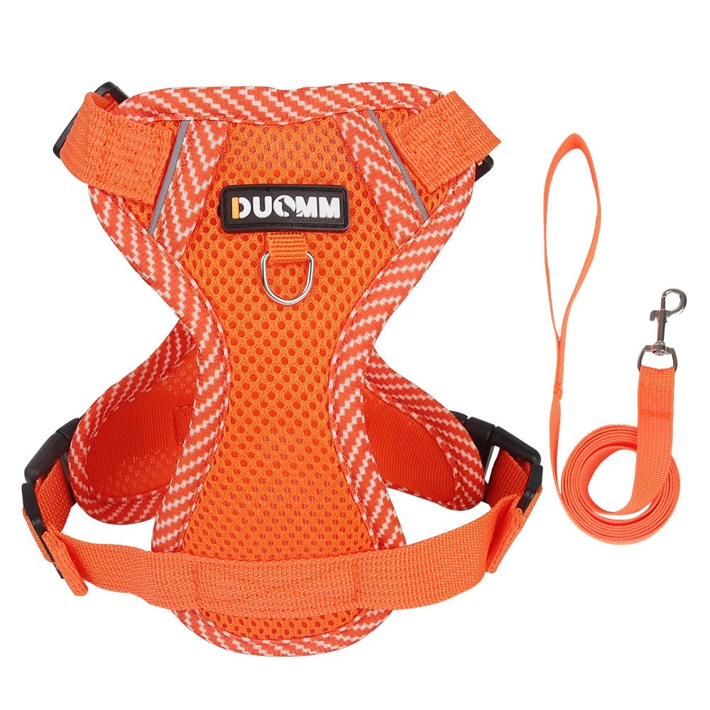 KFX-3200061 Classic and Lightweight Cat Harness with Pulling Rope - Available in Various Colors and Sizes