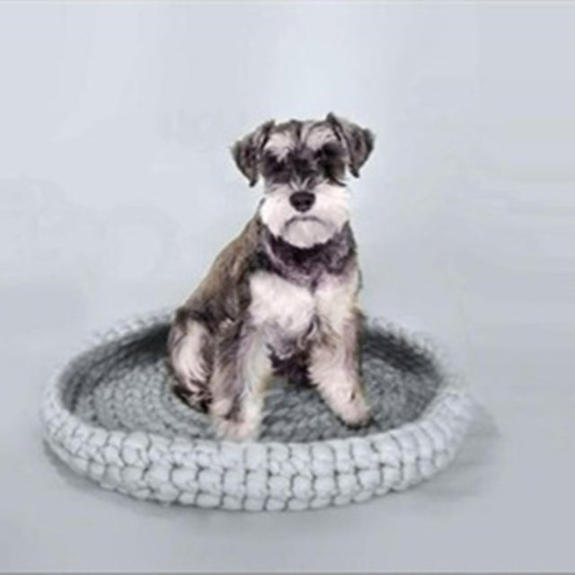 KFX-3200829 Coarse Wool Pet Nest for Dogs - 45cm Super Thick Wool Dog House