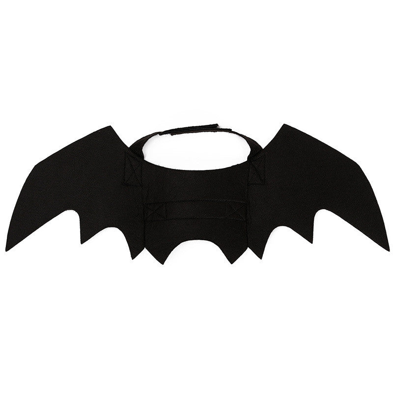 KFX-3204925 Pet Bat Wings Costume for Cats and Dogs - Adjustable Halloween Cosplay Prop