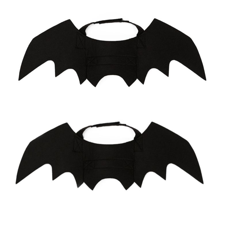 KFX-3204925 Pet Bat Wings Costume for Cats and Dogs - Adjustable Halloween Cosplay Prop