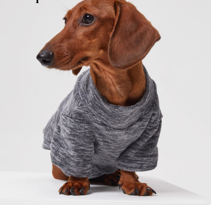 KFX-3205309 Polar Velvet Padded Dog Shirt for Medium and Large Pets in Gray, Blue, and Purple Sizes XS to 6XL