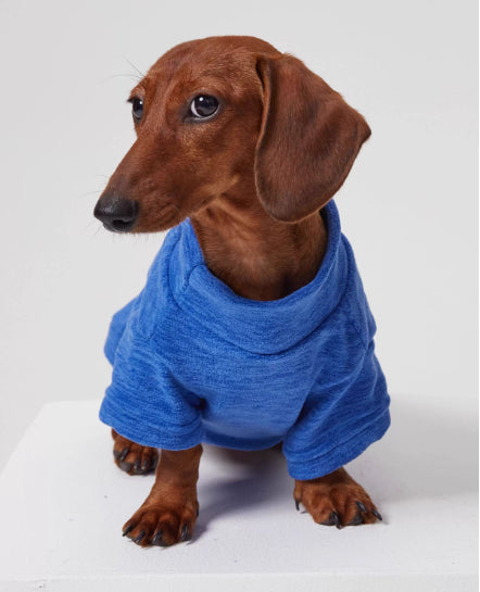 KFX-3205309 Polar Velvet Padded Dog Shirt for Medium and Large Pets in Gray, Blue, and Purple Sizes XS to 6XL