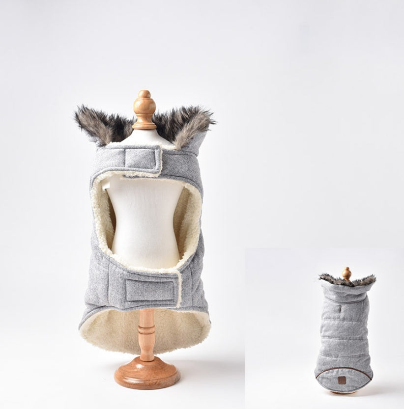KFX-3207101 Cozy Plus Velvet Padded Cotton Teddy Coat for Comfort and Warmth