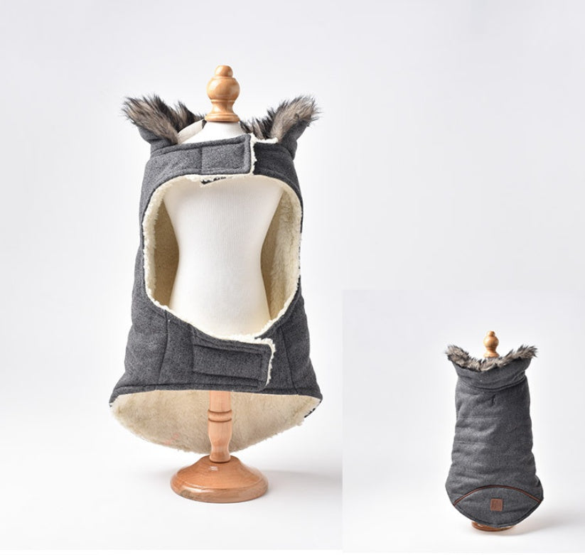 KFX-3207101 Cozy Plus Velvet Padded Cotton Teddy Coat for Comfort and Warmth