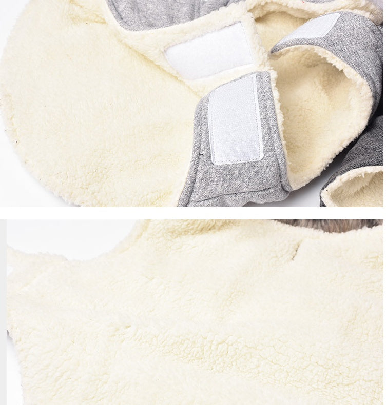KFX-3207101 Cozy Plus Velvet Padded Cotton Teddy Coat for Comfort and Warmth