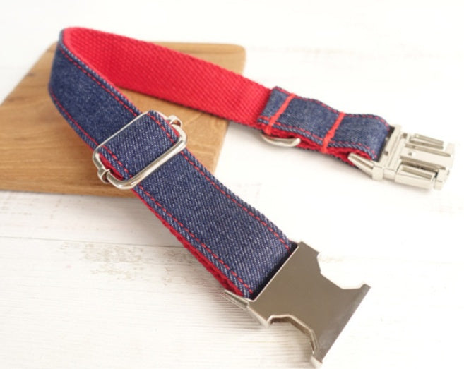 KFX-3208509 Creative Polyester Dog Collar with Adjustable Sizing