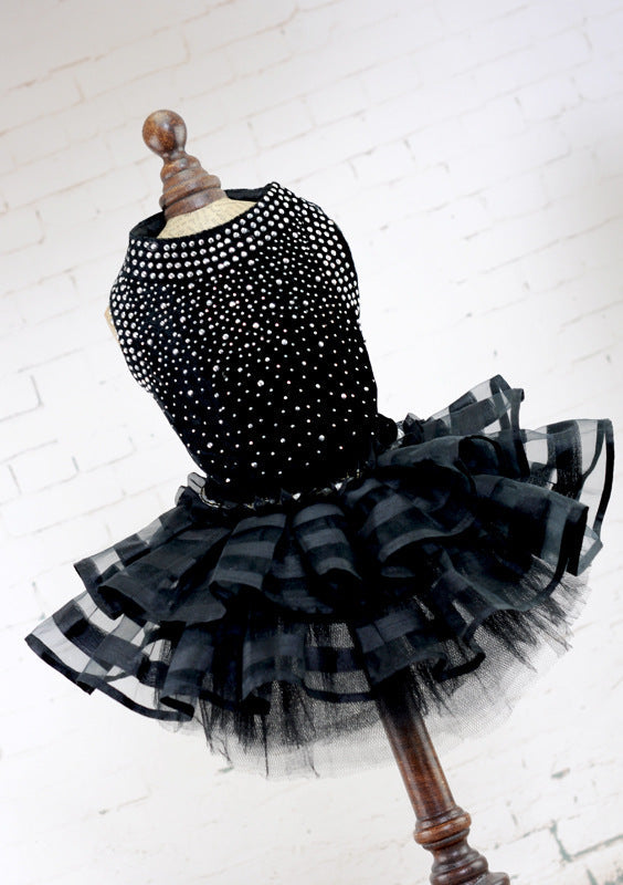 KFX-3210685 Elegant Dog Skirt for Pet Weddings and Special Occasions, Available in Multiple Sizes