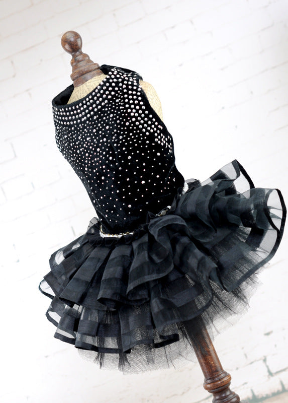 KFX-3210685 Elegant Dog Skirt for Pet Weddings and Special Occasions, Available in Multiple Sizes