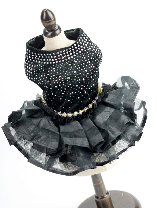 KFX-3210685 Elegant Dog Skirt for Pet Weddings and Special Occasions, Available in Multiple Sizes