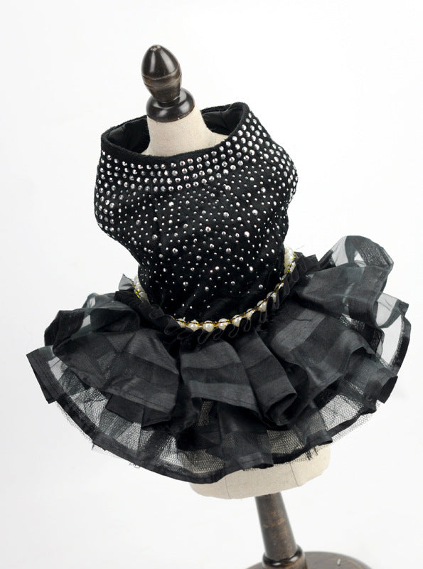 KFX-3210685 Elegant Dog Skirt for Pet Weddings and Special Occasions, Available in Multiple Sizes