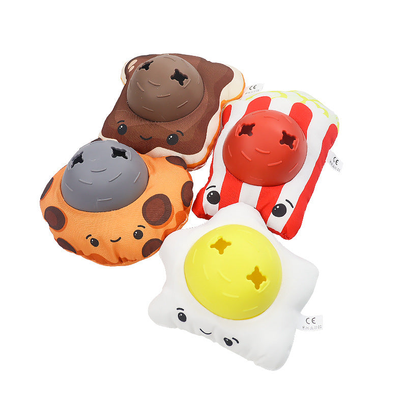 KFX-3211325 Interactive Dog Toy Puzzle with Food Leakage Design and Sound Feature
